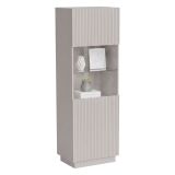 Vetrina Vado, 60x40 h178 cm, Beige