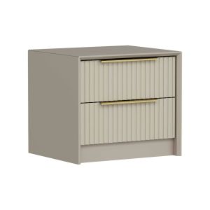 Comodino moderno cemento 53x45x45h cm - Moke
