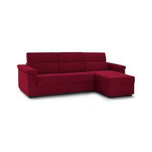Divano letto contenitore rosso 285x160cm - Ganzaria