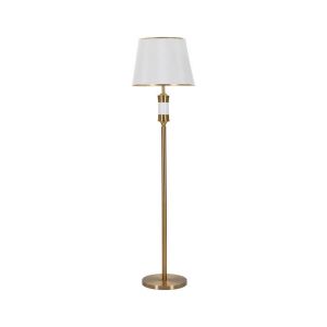 Lampada da terra Grisaille, 41x41 h160 cm, Bianco e Oro