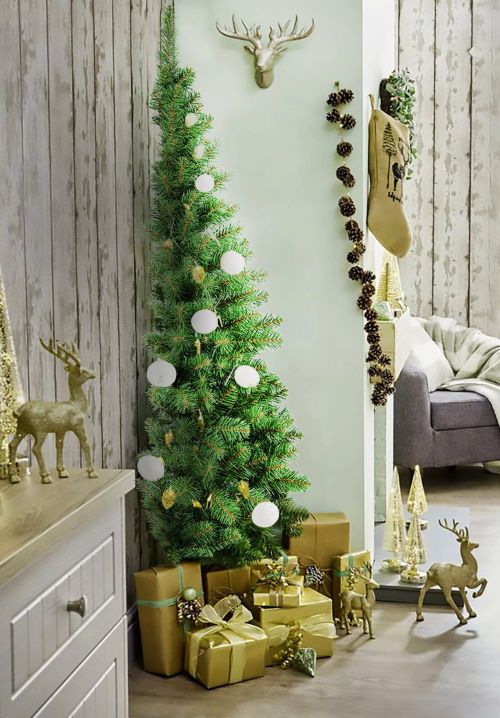 Albero di Natale 150 cm Verde 237 Rami Apertura Rami Singoli 150h cm, Ignifugo - Noell