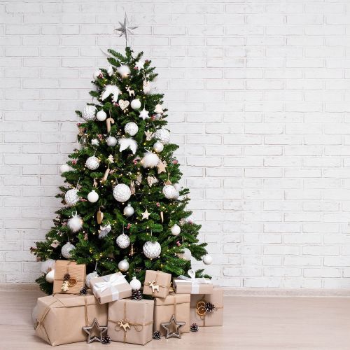 Albero di Natale 150 cm Verde 303 Rami Apertura Rami Singoli 150h cm, Ignifugo - Sugarplum