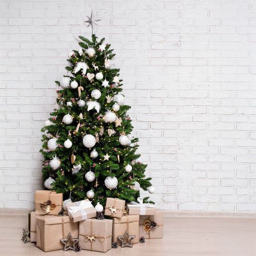 Albero di Natale 180 cm Verde 475 Rami Apertura Rami Singoli 180h cm, Ignifugo Ritardante di Fiamma - Sugarplum