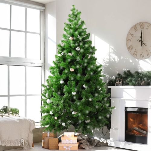 Albero di Natale Rudolph in PVC verde, h180 cm