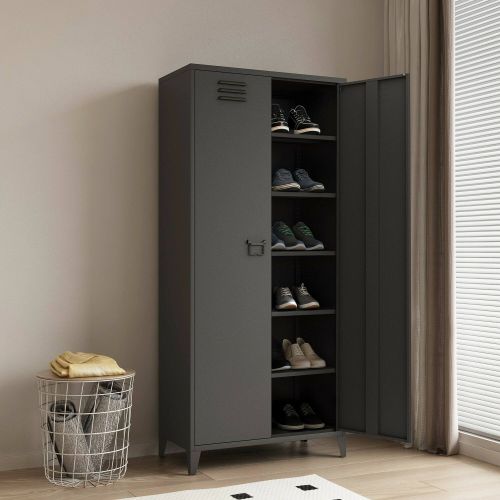 Armadio ardesia ante battenti 80x180h cm - Pezzaze
