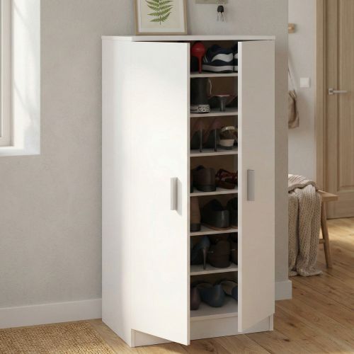 Armadio bianco ante battenti 55x108h cm - Akimera