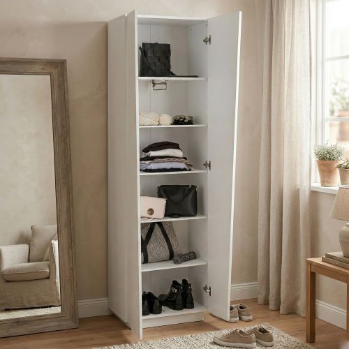 Armadio bianco lucido 2 ante 60x199h cm - Albatros