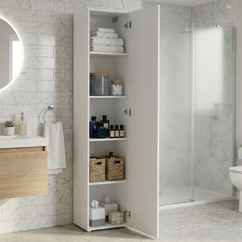 Armadio bianco lucido slim 40x180h cm - Aquili