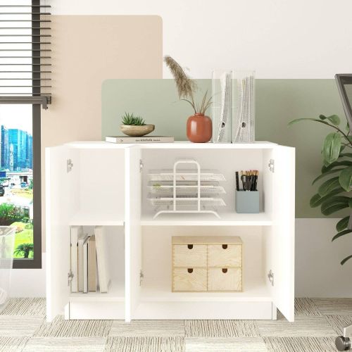 Armadio bianco multiuso 89x73h cm - Olana