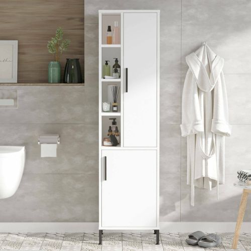 Armadio bianco salvaspazio 45x173h cm - Jongdari