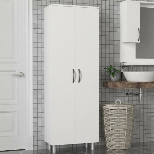 Armadio bianco salvaspazio 59x161h cm - Vincent