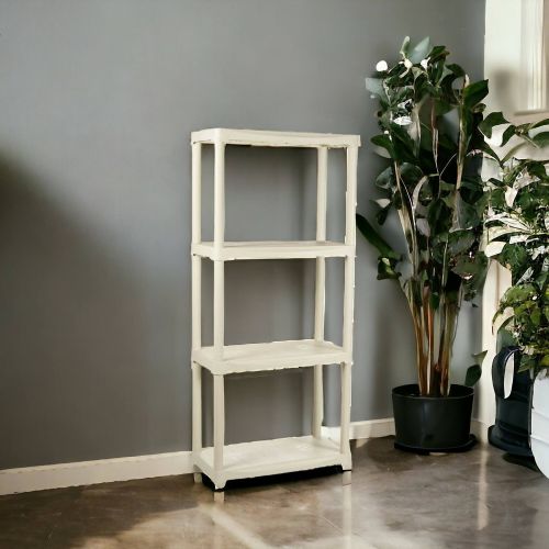 Armadio da esterno Eupen, Scaffale outdoor, Armadio balcone multiuso, Armadietto da esterno, 100% Made in Italy, 60x30h133 cm Bianco