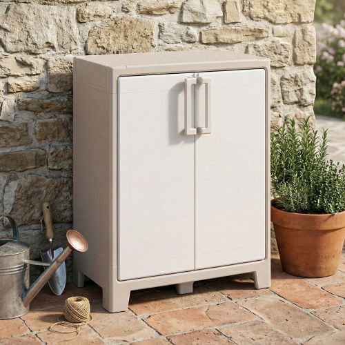 Armadio da esterno Grimsby, 80x44 h100 cm, Sabbia