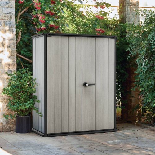 Armadio da terrazzo grigio 140x170h cm - Digby