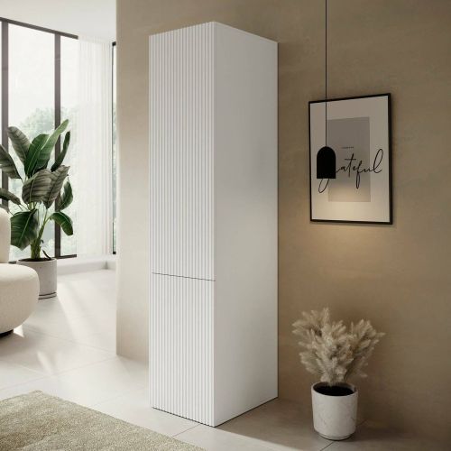 Armadio multiuso 1 anta Treville, 45x56 h199 cm, Bianco