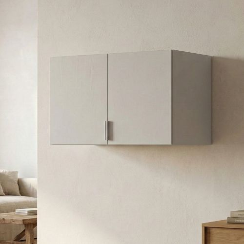 Armadio Multiuso 2 Ante Bianco un Ripiano Apertura Battente 80x49h cm, 2 Ante - Carre