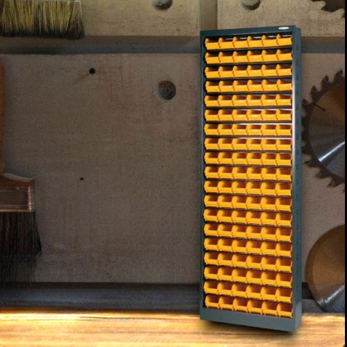 Armadio multiuso Dandreoll, Nero e Giallo, 68x21h190 cm
