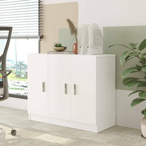 Armadio multiuso grande Alycone, Mobile multifunzionale, Mobiletto scarpiera, Guardaroba porta scarpe, 89x38 h74 cm, Bianco