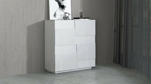 Armadio multiuso Zulimo, Mobile multifunzione, Armadietto a 2 ante, 120x44h126 cm, Bianco