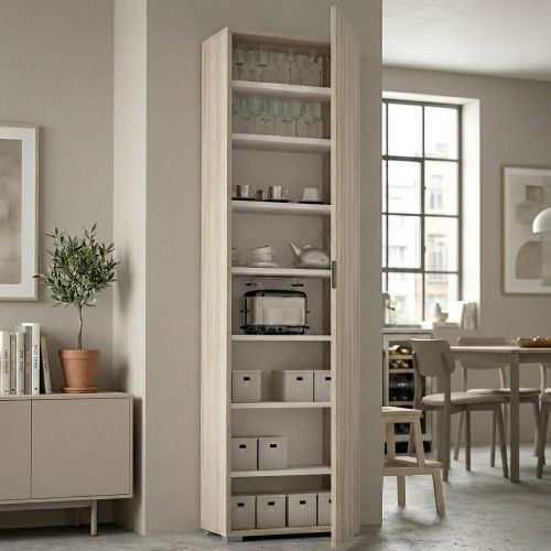 Armadio rovere 1 anta 50x182h cm - Abuela