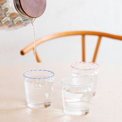 Bicchieri blu 320 ml Adatto per Lavastoviglie, - Nihali