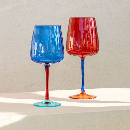 Bicchieri blu 500 ml Adatto per Lavastoviglie, - Nigapa