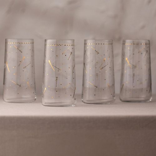 Bicchieri Trasparente set da 4 520 ml, - Nepahaha