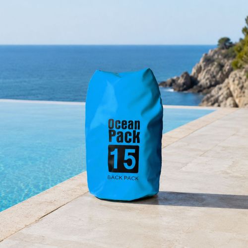 Borsa Impermeabile blu Capacità 15 lt - Semarese