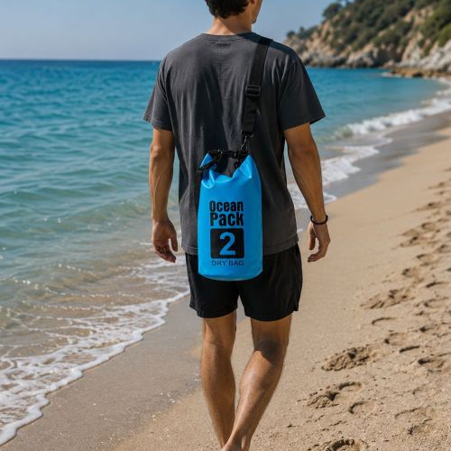 Borsa Impermeabile blu Capacità 2 lt - Semebate