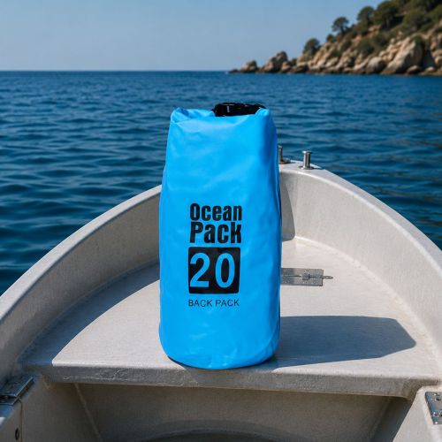 Borsa Impermeabile blu Capacità 20 lt - Semiha