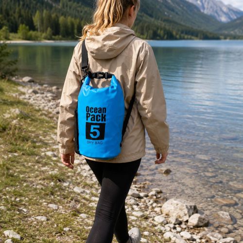 Borsa Impermeabile blu Capacità 5 lt - Seniliri