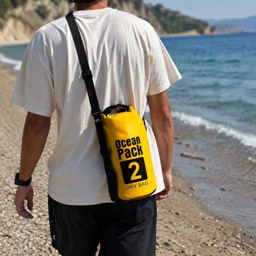 Borsa Impermeabile Giallo Capacità 2 lt - Semebate