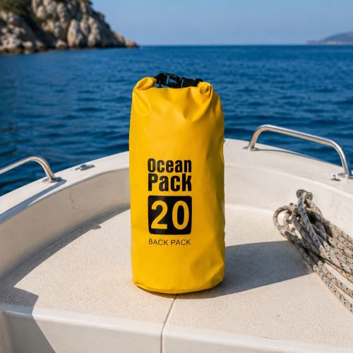 Borsa Impermeabile Giallo Capacità 20 lt - Semiha