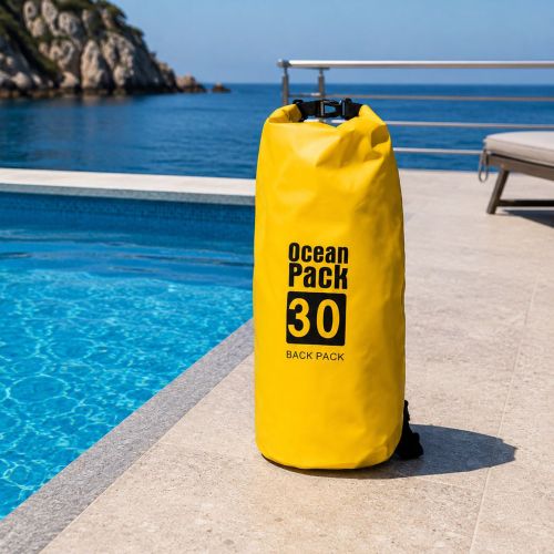 Borsa Impermeabile Giallo Capacità 30 lt - Semitame
