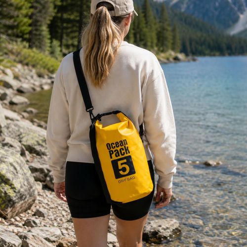 Borsa Impermeabile Giallo Capacità 5 lt - Seniliri
