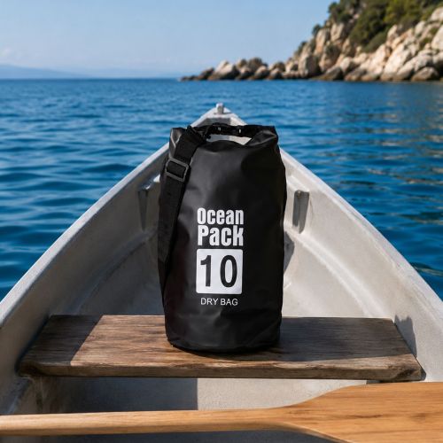 Borsa Impermeabile Nero Capacità 10 lt - Senine