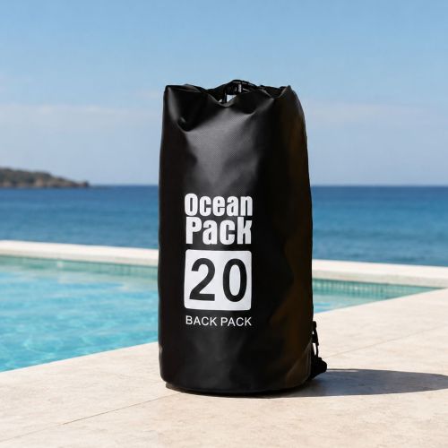Borsa Impermeabile Nero Capacità 20 lt - Semiha
