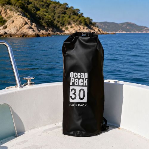 Borsa Impermeabile Nero Capacità 30 lt - Semitame