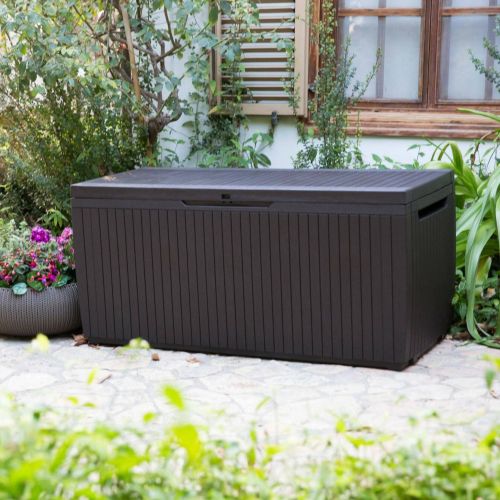 Cassapanca da esterno 123x53x57h cm marrone - Burlington