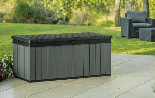 Cassapanca da esterno 142x65x64h cm verde - Montmagny