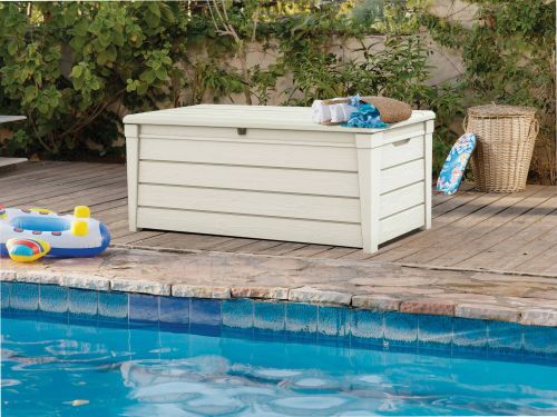 Cassapanca da giardino 145x69x60h cm bianco - Wawa