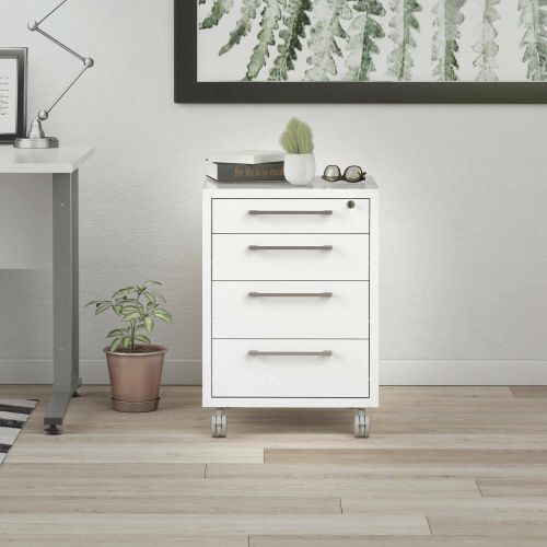 Cassettiera in legno bianca 49x68h cm - Ariosto