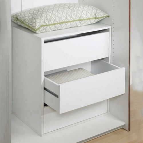 Cassettiera in legno bianca 51x70h cm - Adonino