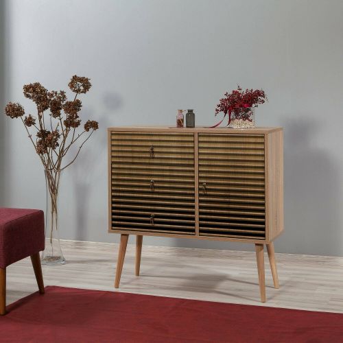 Cassettiera in legno quercia 90x90h cm - Ailanto
