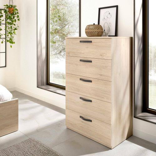 Cassettiera in legno rovere 70x117h cm - Abab