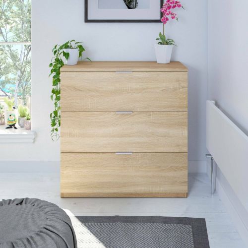 Cassettiera in legno rovere 77x80h cm - Garbino