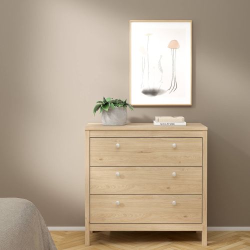Cassettiera in legno rovere 82x79h cm - Sagar