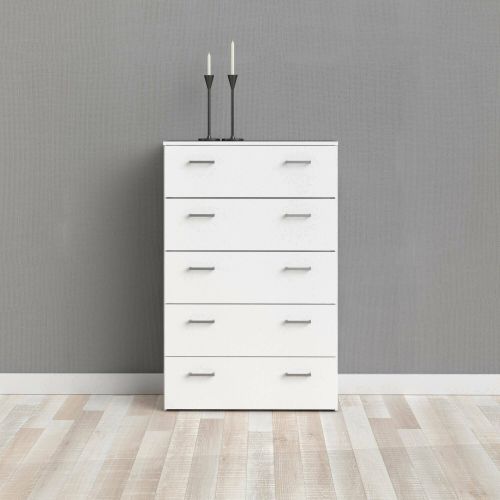 Cassettiera minimal bianca 74x114h cm - Aikol