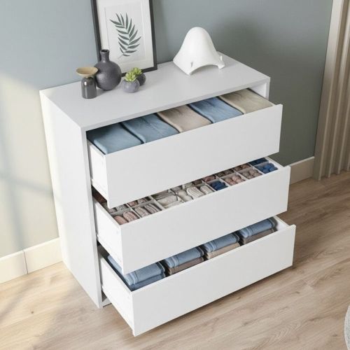 Cassettiera moderna bianca 60x57h cm - Antar