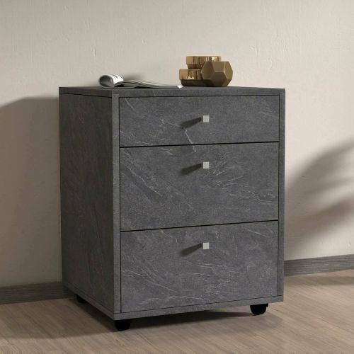 Cassettiera piccola ardesia 47x61h cm - Asgabat